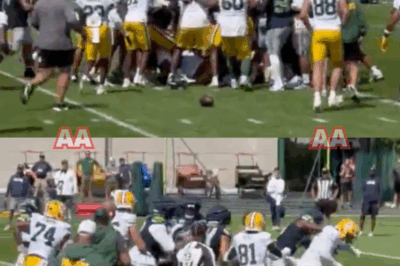 “Packers and Seahawks lose all control in violent practice clash that Kay Adams says looked more like Game of Thrones battle than football, leaving coaches and refs scrambling to separate furious players.”