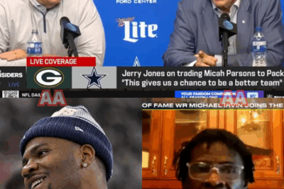 “Fans in disbelief as Michael Irvin’s confident guarantee explodes—Micah Parsons allegedly loses $100 million in chaotic trade twist, with Cowboys Twitter melting down faster than AT&T Stadium’s scoreboard in overtime.”