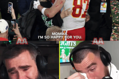 “Tears, Laughter, and a Super Bowl Miracle: Travis and Jason Kelce Relive the Day Their Mom Stole the Spotlight”
