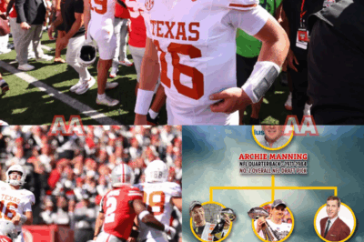 “Arch Manning’s Texas Debut Sparks Brutal Reactions From NFL Scouts, One Calling It ‘Harder to Watch Than a Bad Reality Show,’ While Fans Debate If He’s Still the Chosen One”