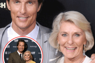 Hollywood was stunned when Matthew McConaughey revealed he cut off contact with his own mother for 8 long years. The shocking reason? Mary Kathleen “Kay” McConaughey couldn’t stop leaking private stories about him to the press. Fans are now asking: what secrets were so explosive that they tore a family apart? And has their fragile bond truly healed—or are hidden wounds still festering behind the scenes?