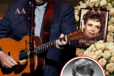 🕯️ “No words. Just a song for her.” 🎶 Inside a candlelit New York chapel, Vince Gill stood alone before June Lockhart’s casket — silent, trembling, reverent. No speeches. No cameras. Just the sound of breath and memory as he whispered his final goodbye to the woman who shaped generations. When his guitar finally wept… even the walls seemed to listen|KF