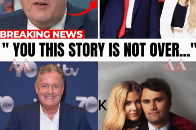 “She cried on camera… but her silence said more than words ever could.” When Piers Morgan hinted that Charlie Kirk’s widow might be “holding back something the public isn’t ready for,” the studio went dead quiet. Insiders claim there are missing messages, unanswered calls, and a mysterious visitor spotted outside her home days before the funeral. Now, whispers are spreading fast — and one journalist says the truth, once revealed, will “change everything we thought we knew.” 👁️|KF