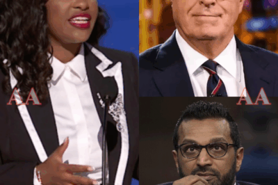 “You want the truth? Hear this.” — With that one line, Jasmine Crockett shattered live TV silence. Seconds later, she pressed play — and the secret recording that followed left Kash Patel visibly shaken, the audience in stunned disbelief. Now, she’s joining Stephen Colbert for what insiders are calling a late-night revolution — one built on truth, revenge, and no forgiveness….|KF