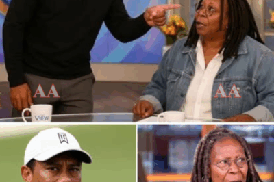 “Get him off my stage!” — Whoopi screamed. But Tiger Woods had already lit the fuse. 💥 What followed wasn’t an interview. It was an eruption. On live TV, Tiger flipped the table — calling out hypocrisy, money, and media lies… right in front of millions. And when he dropped the mic with one final line — “You can mute my mic, but not the truth” — the internet exploded. Something just snapped in Hollywood. And it started with Tiger Woods|KF