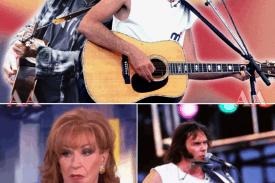 “I’m Here to Share My Music — Not to Be Dragged Into Your Drama.” — Neil Young’s Walk-Off Stuns Live TV  The stage was calm… until Joy Behar pushed too far. What began as a warm tribute to a legend turned icy when her questions got personal — too personal. Neil tried to stay composed, but when the tension snapped, so did he. He stood up, looked her dead in the eye, and dropped the line that silenced the entire studio. Then — without anger, without hesitation — he walked off. No shouting. No chaos. Just truth echoing in the silence he left behind. Now the internet’s on fire… 🔥 Was it defiance — or the purest act of integrity we’ve seen in years?|KF
