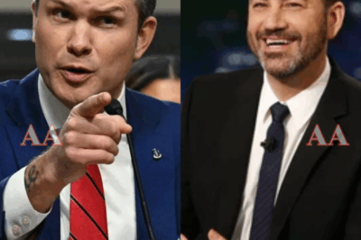 🔥 “HE SAID IT — AND NEVER TOOK IT BACK.” 🎤💥 The audience laughed… until they didn’t. When Jimmy Kimmel turned his monologue into a live confrontation, no one saw it coming. One name. One insult. One line that sliced through the noise — and through Pete Hegseth’s pride. Within seconds, the clip exploded online — millions watching, debating: was this comedy… or a declaration of war? Now, with Fox firing back and Kimmel standing his ground, Hollywood’s funnyman might’ve just started his most dangerous feud yet. 👉 And the next punchline? It’s coming off-camera|KF
