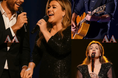 “Even when my voice breaks… you hold me together.” — Kelly Clarkson’s trembling whisper silenced 60,000 people. It was meant to be just another concert… until Brett Eldredge walked out of the shadows. The crowd screamed. The lights dimmed. And then — the duet no one saw coming unfolded like a love letter set to music. By the time their voices intertwined, Nashville wasn’t cheering — it was crying. Something far deeper was happening on that stage… and it might have been the moment she finally found her forever|KF