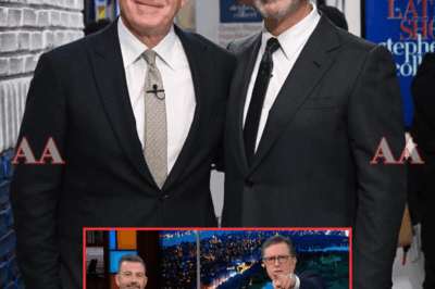 “They can’t stop us — not now, not ever.” 🔥 The moment Jimmy Kimmel and Stephen Colbert went off-script live on air, the studio froze. What started as late-night banter turned into a full-blown rebellion — raw, defiant, and televised for the world to see|KF