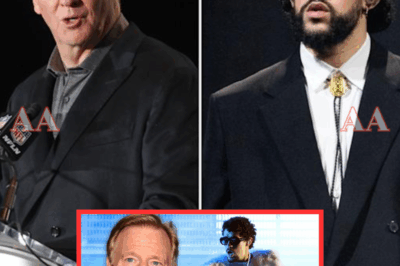 “He said the show would unite America — but not everyone’s applauding.” NFL Commissioner Roger Goodell has spoken out amid the growing backlash over choosing Bad Bunny for the Super Bowl stage. But behind the polished words, something is brewing — the singer reportedly made a secret demand before signing the deal… one that could turn the entire performance into an unprecedented cultural earthquake|KF