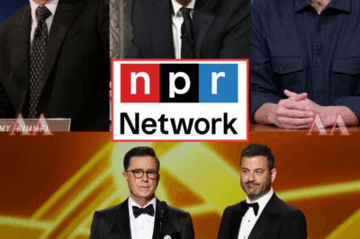 “They’re not joking anymore.”  Jimmy Kimmel, Stephen Colbert, and Seth Meyers just made their first move as a united front — and it’s shaking the media world. With a $1 million pledge to NPR on its first day free from federal funding, the late-night legends have drawn their battle line for independent journalism|KF
