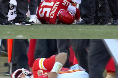 Patrick Mahomes suffers a horror injury as the Kansas City Chiefs’ disastrous season is officially over, sealing a stunning NFL playoff elimination.