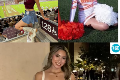 Witnesses say they heard someone yell “get off me” moments before Texas A&M cheerleader Brianna Aguilera tragically plunged 17 stories to her death — a chilling detail now at the center of the investigation.