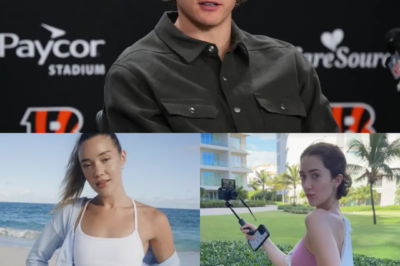 Joe Burrow’s rumored girlfriend admits the past month has been ‘pretty hard’ as speculation swirls after the Bengals QB’s cryptic comments.