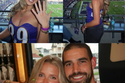 Elena Yates is labeled ‘so perfect’ as Mark Andrews’ fiancée stuns fans by flashing her engagement ring during a glamorous appearance at a Ravens game.