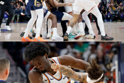 Chaos erupts as two players are ejected after punches fly in the closing moments of the Pelicans–Suns game, turning a heated matchup into a wild scene.