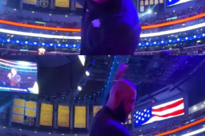 LeBron James called out for ‘disrespecting’ the national anthem after Craig Carton spots a controversial moment on live TV during Lakers-Kings showdown.