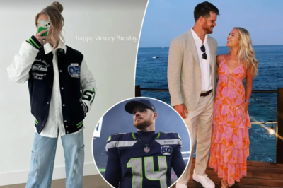 Sam Darnold’s fiancée takes victory lap after Seahawks crush 49ers in playoff showdown, sending fans wild as celebration floods social media