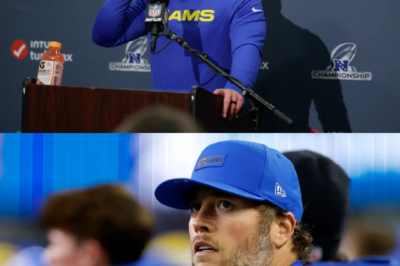 Tensions Rise as Sean McVay Pushes Back at Reporter Over Matthew Stafford Question, Adding Drama to the Rams’ NFC Championship Narrative