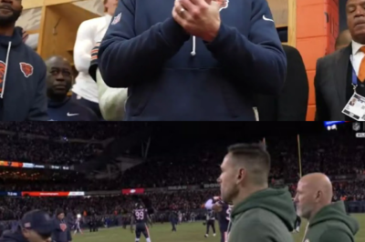 Chicago Bears head coach Ben Johnson unleashes F-word rant aimed at the Green Bay Packers in fiery locker room speech after playoff win