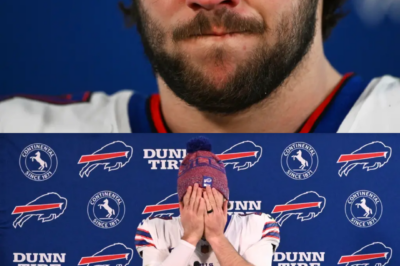 Josh Allen breaks down in tears after Bills’ crushing playoff loss to Broncos, admitting ‘I let my teammates down’ in heartbreaking postgame moment
