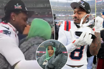 Stefon Diggs Celebrates Patriots’ Super Bowl 2026 Berth With Cardi B Kiss, Responding to Critics Who Once Labeled Him ‘Washed’