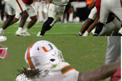 Miami star Mark Fletcher throws punch in heated postgame moment after CFP National Championship loss, sparking chaos and fierce backlash online