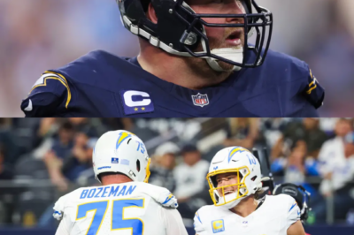 Chargers Starting Center Bradley Bozeman Announces Retirement — Veteran Leader Steps Away, Leaving Legacy of Grit, Consistency and Quiet Influence in the Trenches